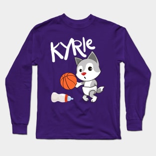 Kyrie The Baby Hoop Star Wolf (Style 1) Long Sleeve T-Shirt